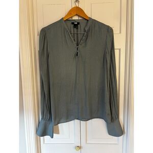 Paige Cerulean Blue Long Sleeve Top